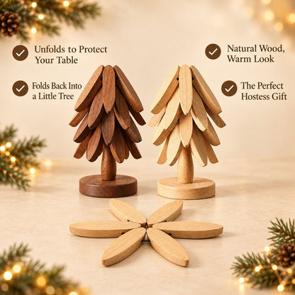 Cozy Pine Trivet Set