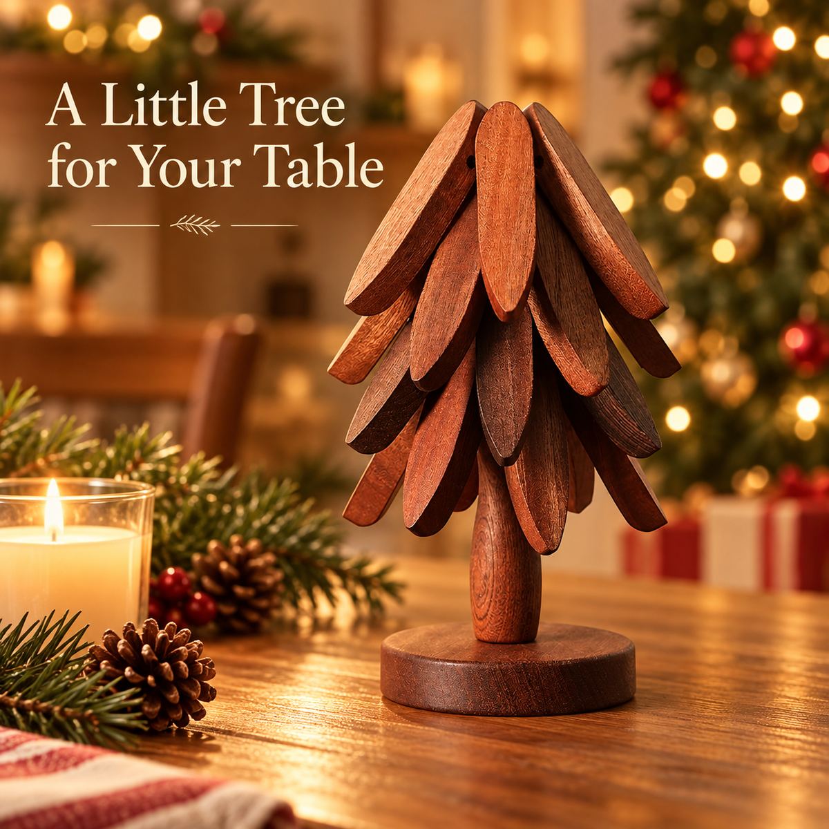 Cozy Pine Trivet Set