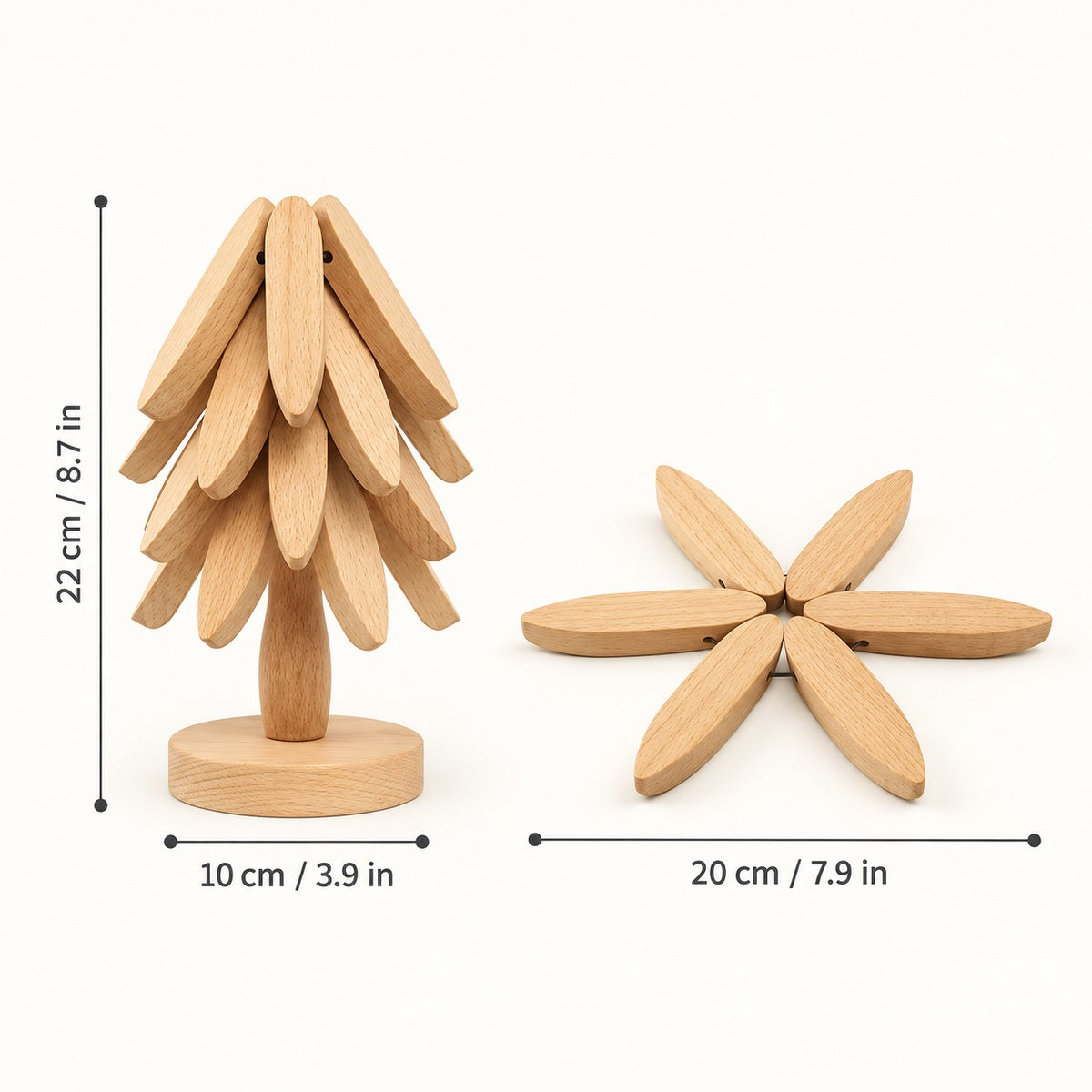 Cozy Pine Trivet Set