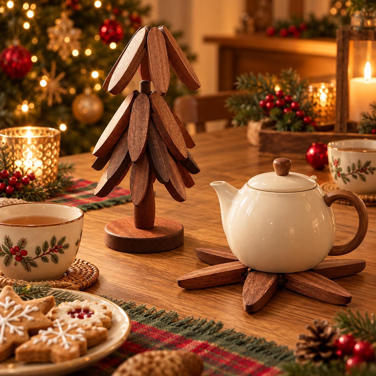 Cozy Pine Trivet Set