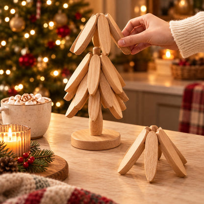 Cozy Pine Trivet Set