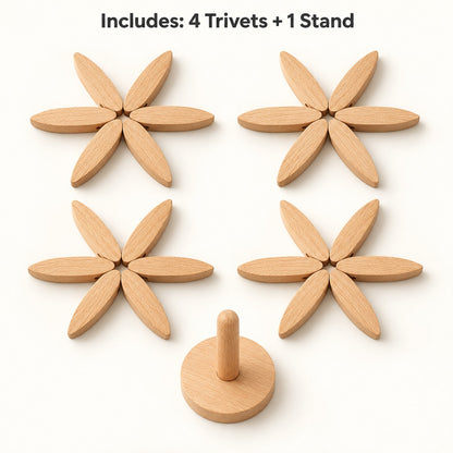 Cozy Pine Trivet Set