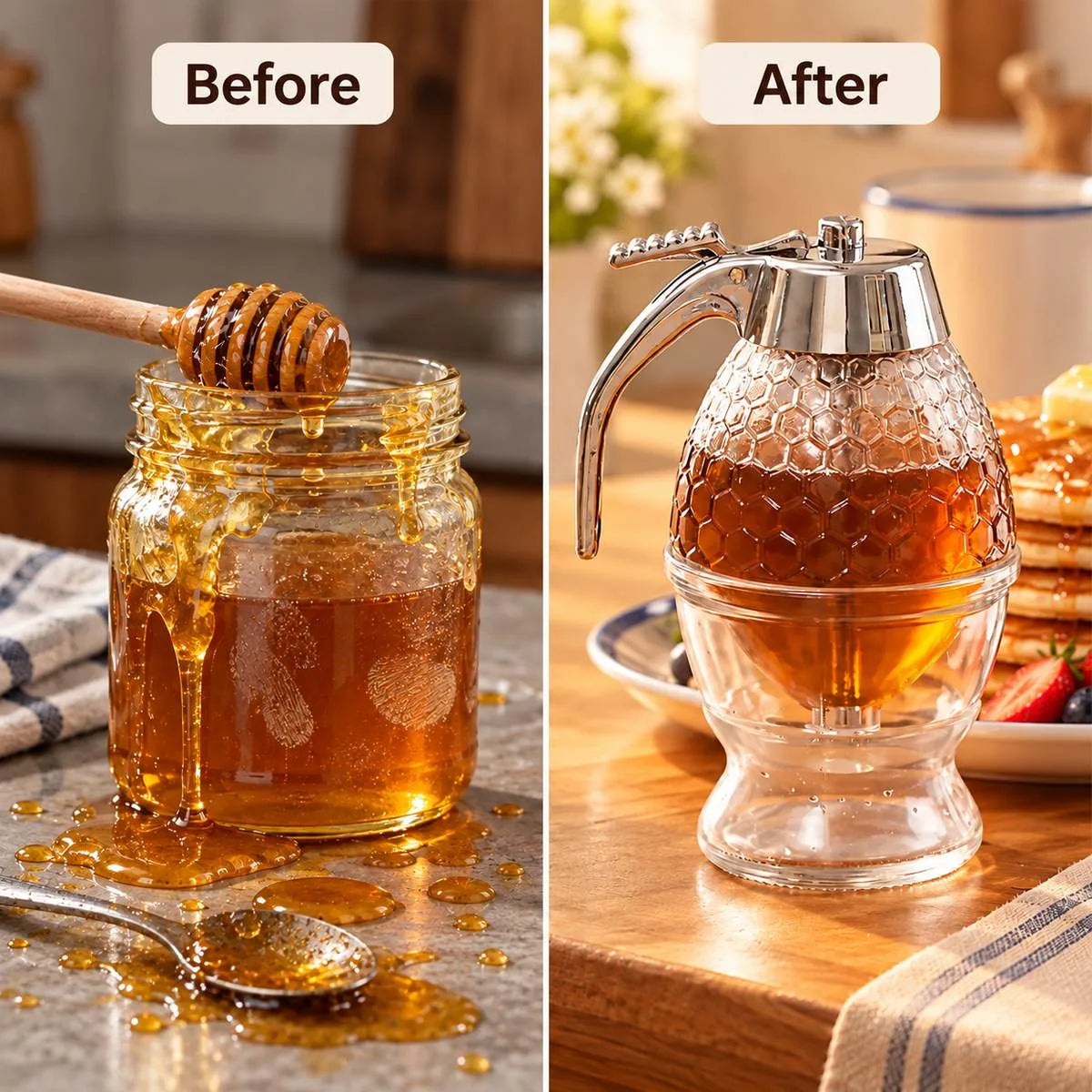 Honeycomb Honey Dispenser