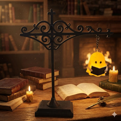 Cozy Bookshelf Lantern